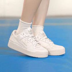 adidas 阿迪达斯 官网三叶草FORUM BOLD W 女子经典运动厚底增高鞋FY9042 白 36(220mm)