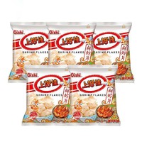 Oishi 上好佳 小包装鲜虾片5包膨化小零食休闲零食品办公室零食大礼包