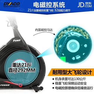 岱宇（DYACO）FE668椭圆机电动扬升坡度电磁控家用轻商用前驱漫步机