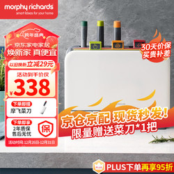 Morphy Richards 摩飞 电器（Morphyrichards）消毒刀架砧板刀具消毒机家用小型筷子筒紫外线消毒机烘干器 菜板分类厨具MR1001