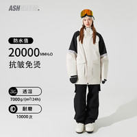 PONTAPES ASHGREEN滑雪服男新款防水保暖耐磨单板外套女滑雪上衣滑雪裤套装