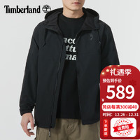 Timberland添柏岚夹克男装秋冬款户外通勤上衣防泼水防风保暖冲锋外套A6QK9 A6QK9001/黑色 S/170