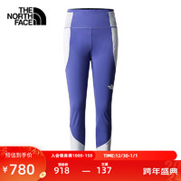 北面（The North Face）运动休闲瑜伽裤女紧身UPF40+防晒84L1 KOR/紫色 XS