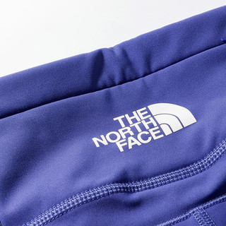 北面（The North Face）运动休闲瑜伽裤女紧身UPF40+防晒84L1 KOR/紫色 XS