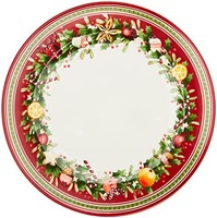 德国唯宝 餐盘,瓷器,多色,27 x 29.2 x 8.5厘米,圣诞主题,晚餐