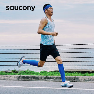 索康尼（SAUCONY）男鞋 2023冬运动鞋菁华14竞速跑鞋缓震舒适透气轻便跑步鞋 菁华14/白褐 42.5/9/270mm