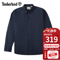 Timberland添柏岚衬衫男装秋冬户外通勤翻领上衣休闲工装商务衬衣A62XH A62XH433/蓝色 XS/165