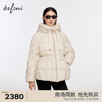 伊芙丽（eifini）伊芙丽棉衣/棉服1EA380321 奶茶色 155/80A/S