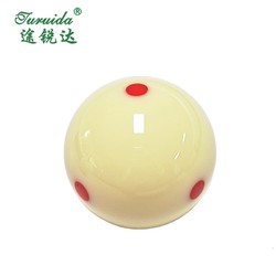 TOPRIGHT 途銳達 母球 標準大號中式黑八母球臺球子單個水晶白球桌球球子用品配件