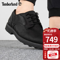 Timberland添柏岚男鞋休闲鞋踢不烂户外运动轻便舒适通勤商务皮鞋A5MJ8 A5MJ8015/黑色 43.5