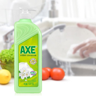 斧头牌AXE洗洁精柠檬花茶西柚洗涤灵厨房洗碗液果蔬餐具清洗剂 花茶1.01泵