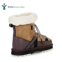 EMU Australia EMUAustralia雪地靴女款防水羊皮靴澳洲纯羊毛保暖平底鞋时尚短靴