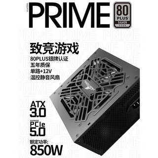 Great Wall 长城 PRIME系列台式机主机机箱电脑电源 ATX3.0 P8银牌直出线 850W