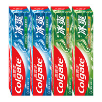 88VIP：Colgate 高露洁 冰爽薄荷龙井茶香牙膏三重薄荷口气持久家庭实惠装180g