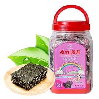 POLI 波力食品 108g虾脆海苔罐装（内含54小包）