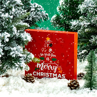 歌斐颂 手工巧克力圣诞节礼盒平安夜创意表白送男女友代写贺卡