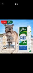 So Natural 澳伯顿 澳大利亚进口澳伯顿3.3g蛋白质草饲全脂高钙纯牛奶 1L*12盒整箱装