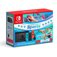 抖音超值购：Nintendo 任天堂 日版 Switch 续航增强版+Sports运动数字版游戏套装