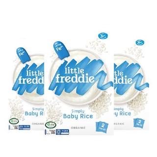小皮 Little Freddie）婴儿辅食6-12个月以上宝宝米粉营养辅食欧洲进口 原味米粉3盒装