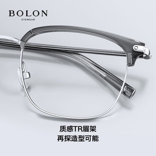 BOLON 暴龙 近视眼镜框BJ6105+依视路1.60钻晶膜致