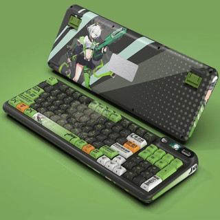 珂芝Z98IP款无线机械键盘AMY有线蓝牙三模女团联名款键盘电竞游戏办公键盘 Z98 IP款-AMY