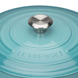 LE CREUSET 酷彩 铸铁珐琅海鲜锅汤锅火锅炖锅 30cm 加勒比蓝