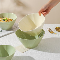 KAWASIMAYA 川岛屋 面碗家用2023新款高级感拉面碗陶瓷斗笠大碗汤碗大号面条碗 6英寸面碗-抹茶绿