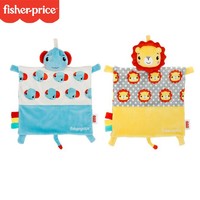 Fisher-Price 婴儿安抚巾 口水巾 蓝色大象