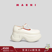 MARNI 2023女士厚底拼色玛丽珍休闲鞋 00W03 35