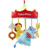 Fisher-Price 安抚床铃 婴儿床挂件新生儿八音盒摇篮曲安抚幼儿童狮子小象F1027新年礼物礼品送宝宝