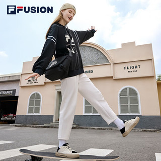 FILA FUSION斐乐潮牌WALLRIDE女鞋帆布鞋休闲运动鞋灯芯绒一脚蹬鞋子