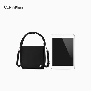 Calvin Klein女包24春夏简约方标可卸肩带手提菜篮子水桶包新年DH3532 001-太空黑 OS