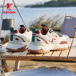QIAODAN 乔丹 中国乔丹流沙跑步鞋运动鞋2023新款保暖防滑户外休闲减震耐磨男鞋