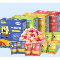 88VIP：SpongeBob 海绵宝宝 BEAZERO 未零 SpongeBob 海绵宝宝 未零beazero溶溶豆海绵宝宝水果溶豆4盒装儿童零食小溶豆豆小吃