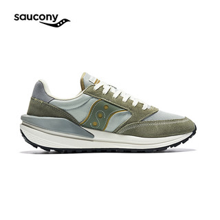 saucony 索康尼 JAZZ RENEW休闲鞋男女复古鞋情侣运动休闲鞋灰绿42.5