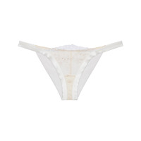 LA PERLA 女士OUTSET系列薄纱刺绣内裤 W246裸色 L