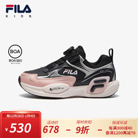 FILA 斐乐 童鞋儿童综训鞋冬男女中大童儿童训练鞋 传奇蓝/清新粉-NC 35码/内长22.0cm