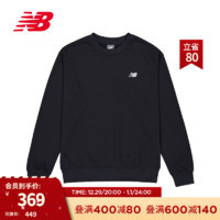 new balance 男款冬季经典简约时尚圆领针织卫衣套头衫 BK MT41507 XL