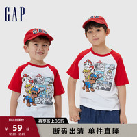 Gap 盖璞 男幼童大童短袖儿童装运动洋气T恤