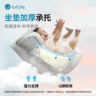 路途乐（lutule）儿童座椅汽车用婴儿车载0-4-12岁360旋转iSize 乐智月岩灰