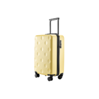 YANXUAN 网易严选 青春版趣玩出行奶酪系列纯PC拉链拉杆箱学生行李箱 圆点奶酪黄 26寸