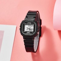 CASIO 卡西欧 学生电子运动小方表女士时尚数显手表