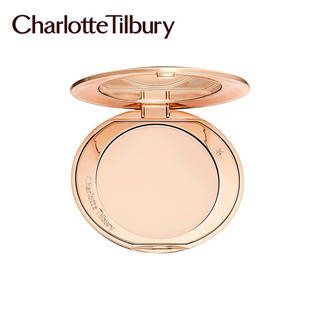 Charlotte Tilbury 柔焦持久蜜粉8g亮采白 定妆粉饼雾光小金盘定妆整日不脱妆