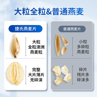 捷氏澳洲原味燕麦片1200g纯燕麦不添加蔗糖冲饮早餐方便代餐