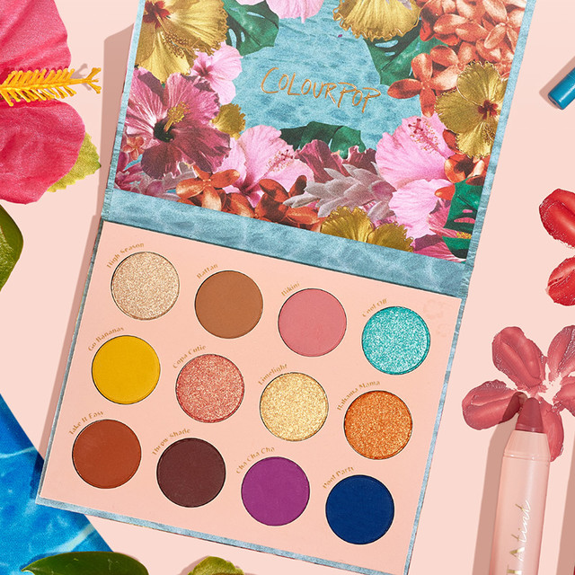COLOURPOP 十二色九色眼影盘唇釉口红腮红学生日常