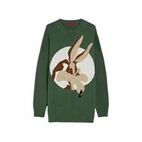 MAX&Co. 麦克斯蔻 &CO.LLABORATION LOONEY TUNES 胶囊系列 女士圆领毛衣 8361024102003 绿色 M