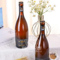 柏格精酿1号小麦白啤酒750ml 比利时古法酿造风味国产精酿
