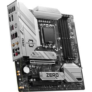 MSI 微星 B760M PROJECT ZERO 零 DDR5 M-ATX主板（INTEL LGA1700、B760）