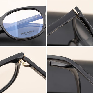 YVES SAINT LAURENT YSL眼镜女黑框镜架时尚板材基础简约M111 001
