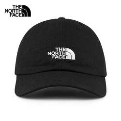 THE NORTH FACE 北面 鸭舌帽中性款户外防护遮阳帽 3SH3 JK3/黑色